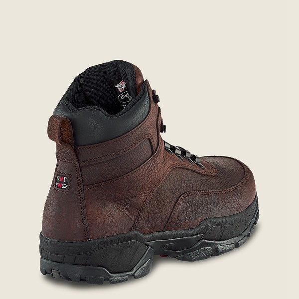 Red Wing Hiking Boots Mens Dark Brown - Truhiker - 6-inch Waterproof Soft Toe - 7295803-ZP